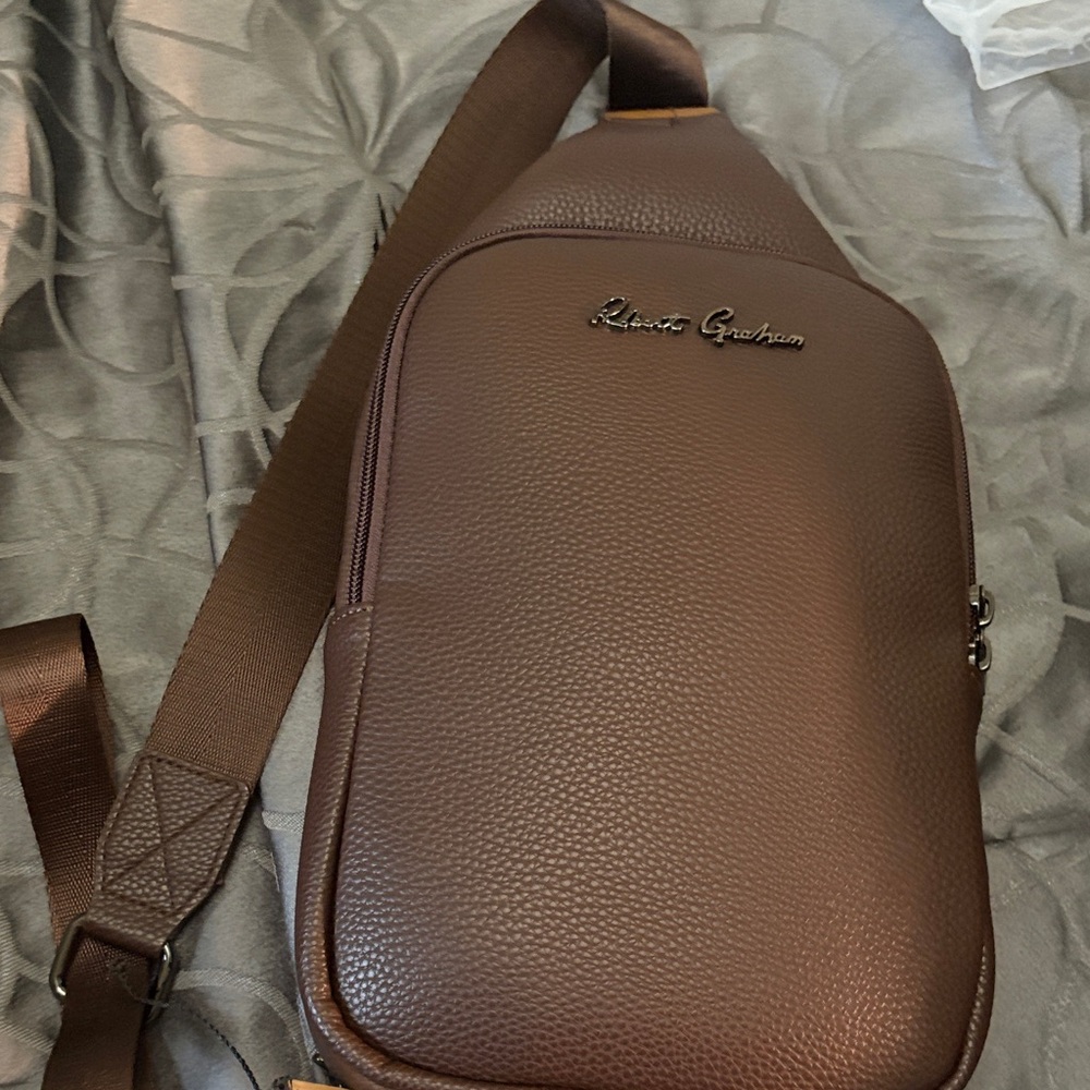 Robert Graham Chocolate Brown Belt Bag